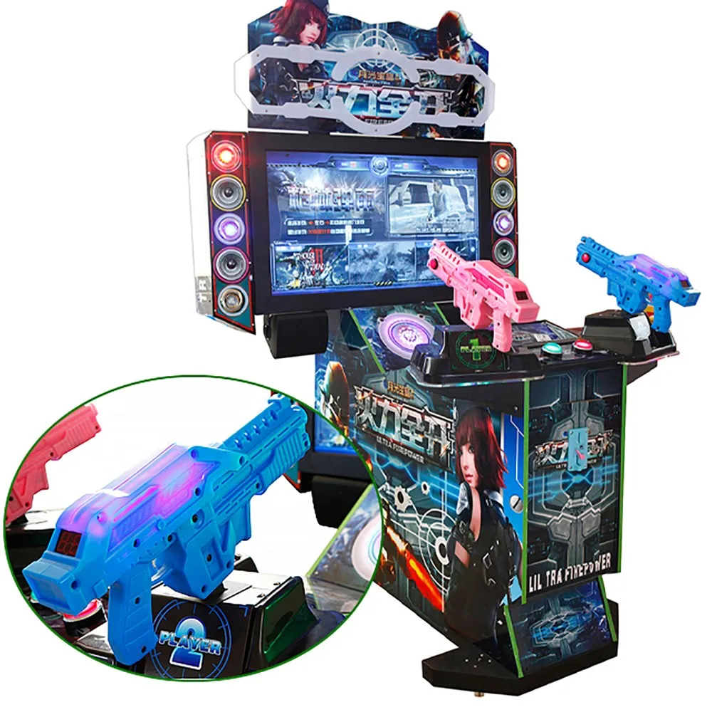 Aliens War Shooting Game Video Simulator Arcade Machine 12V Electromagnetic With USB Connector Vibration force Feedbacks
Aliens War Shooting Game Video Simulator Arcade Machine 12V Electromagnetic With USB Connector Vibration force Feedbacks