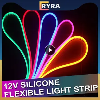 LED 바 조명 유연한 실리콘 네온 조명, 야외 조명 스트립, 방수 로프 스트링 램프, 주방 룸 장식 램프