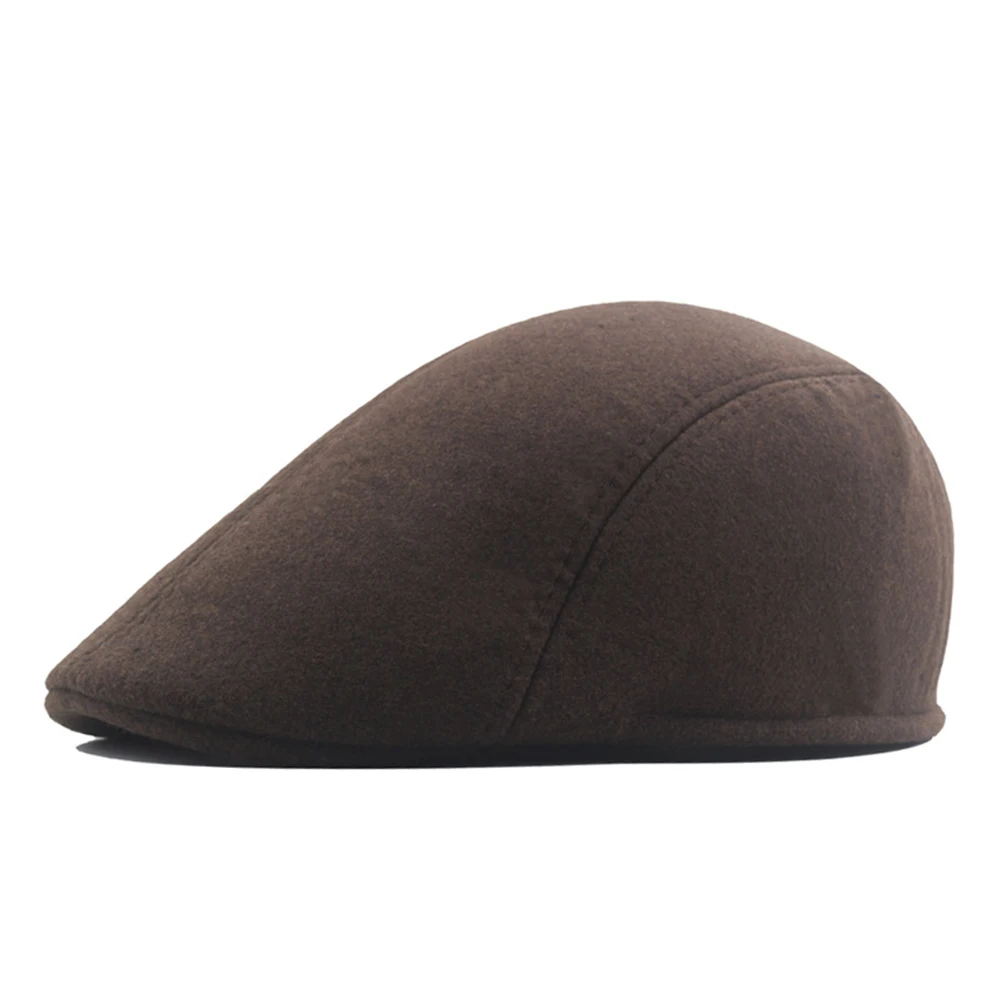 New Men's Plain Flat Cap Autumn Winter Thicken Newsboy Cap Retro Baker Boy Beret Hat Wool Blend Casual Forward Hat Berets
New Men's Plain Flat Cap Autumn Winter Thicken Newsboy Cap Retro Baker Boy Beret Hat Wool Blend Casual Forward Hat Berets