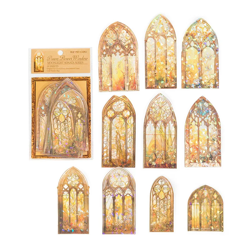 10Pcs/Set Flower Window Stickers Laser Gilded Decor Collage Junk Journal Self Adhesive Creative Stickers DIY Craft Scrapbooking
10Pcs/Set Flower Window Stickers Laser Gilded Decor Collage Junk Journal Self Adhesive Creative Stickers DIY Craft Scrapbooking