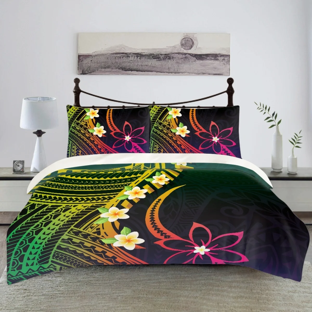 TOADDMOS Polynesian Hibiscus Frangipani Design Duvet Cover Pillowcase Single Twin Double Queen King Size Bedding Set Bedroom New
TOADDMOS Polynesian Hibiscus Frangipani Design Duvet Cover Pillowcase Single Twin Double Queen King Size Bedding Set Bedroom New