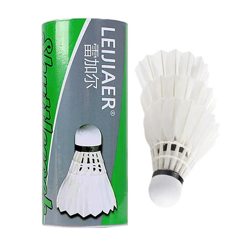 3pcs Nylon Badminton Shuttlecocks Bouncy Training Shuttlecock Durable Badminton Balls Duck Feather High Speed Badminton Ball
3pcs Nylon Badminton Shuttlecocks Bouncy Training Shuttlecock Durable Badminton Balls Duck Feather High Speed Badminton Ball