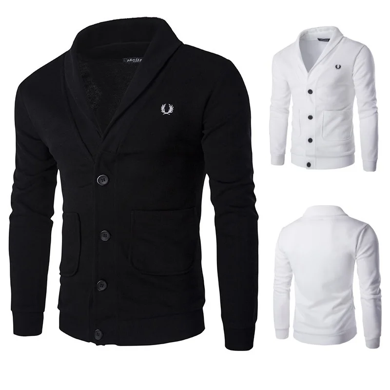 Men's cardigan sweater autumn and winter casual and comfortable knit sweater fashion embroidery lapel slim fitting sweater
Men's cardigan sweater autumn and winter casual and comfortable knit sweater fashion embroidery lapel slim fitting sweater