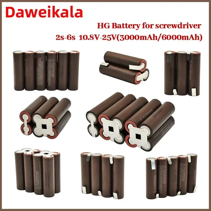 HG2.18650 Welding screwdriver battery. Welding the battery pack at 3000mAh. 20 Amps,3S,4S,6S,6000mAh,7.4V,12.6V,18V,14.8V, 25.2V
HG2.18650 Welding screwdriver battery. Welding the battery pack at 3000mAh. 20 Amps,3S,4S,6S,6000mAh,7.4V,12.6V,18V,14.8V, 25.2V
