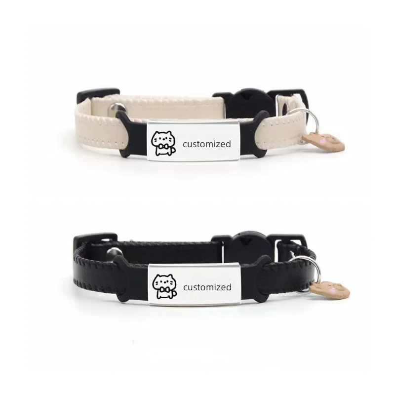 Pet Collar Soft Leather Cat Necklace Decoration Cute Little Bear Safety Buckle Small Dog Pendant Can Be Customized for Free
Pet Collar Soft Leather Cat Necklace Decoration Cute Little Bear Safety Buckle Small Dog Pendant Can Be Customized for Free