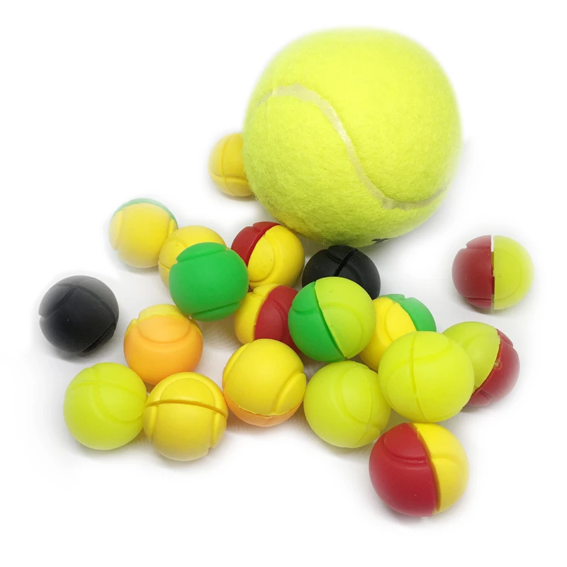 POWERTI 15 pcs/pack Ball Shape Tennis Racket Vibration Dampener Reduce Shock Cute Mini Tennis Ball Damper for Sport Outside
POWERTI 15 pcs/pack Ball Shape Tennis Racket Vibration Dampener Reduce Shock Cute Mini Tennis Ball Damper for Sport Outside