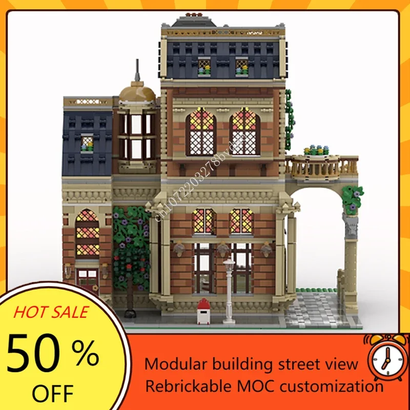 5295PCS Customized MOC Modular Orange Mansion Street View Model Building Blocks Technology Bricks DIY Assembly Toy Birthday Gift
5295PCS Customized MOC Modular Orange Mansion Street View Model Building Blocks Technology Bricks DIY Assembly Toy Birthday Gift