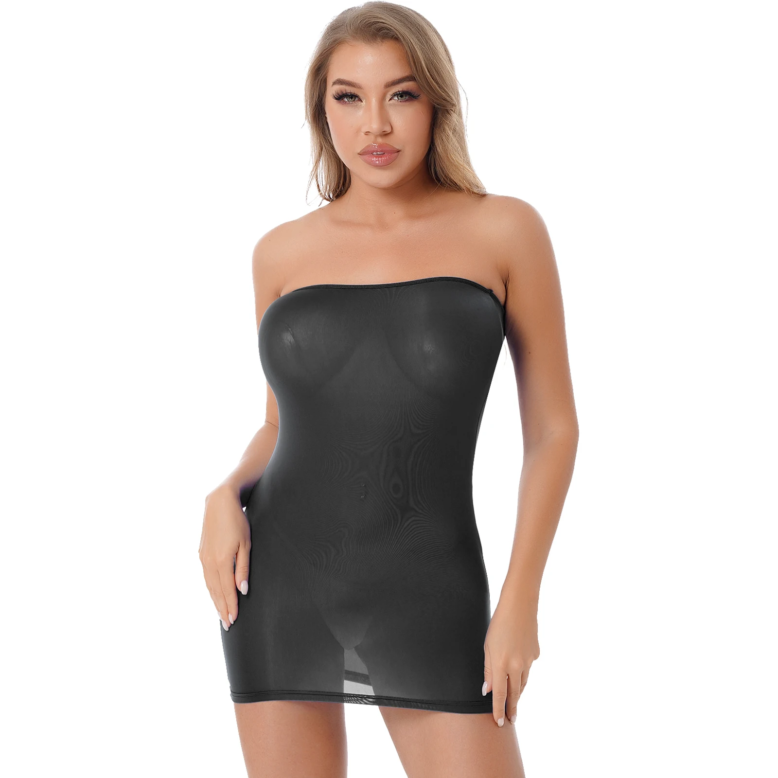 Women Sexy Sleepwear Backless Dress Sleeveless Bodycon Semi See-through Mini Dresses Bikini Cover Ups Nightwear Exotic Dresses
Women Sexy Sleepwear Backless Dress Sleeveless Bodycon Semi See-through Mini Dresses Bikini Cover Ups Nightwear Exotic Dresses