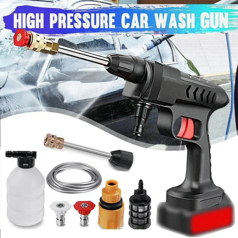 300W 36Bar Wireless Car Washer High Pressure Sprayer Car Washing Water Gun Portable Car Washing Machine for 21V Makita Batteries
300W 36Bar Wireless Car Washer High Pressure Sprayer Car Washing Water Gun Portable Car Washing Machine for 21V Makita Batteries