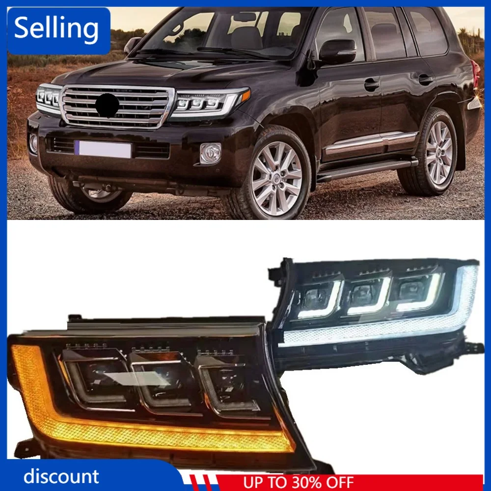 Exterior Front Headlamps Fit For Landcruiser LC150 FJ150 2008 2009-2013 2014 2015 Front Lamps Led Lights With Turn Signal Light
Exterior Front Headlamps Fit For Landcruiser LC150 FJ150 2008 2009-2013 2014 2015 Front Lamps Led Lights With Turn Signal Light