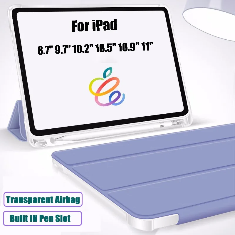 For iPad 10th 10.9 2022 Air 5 10th 9th 8th 7th Clear Soft TPU with Pen Holder Casing For Mini 6 iPad5 6 Air 4 3 Pro 11 2021 10.5
For iPad 10th 10.9 2022 Air 5 10th 9th 8th 7th Clear Soft TPU with Pen Holder Casing For Mini 6 iPad5 6 Air 4 3 Pro 11 2021 10.5