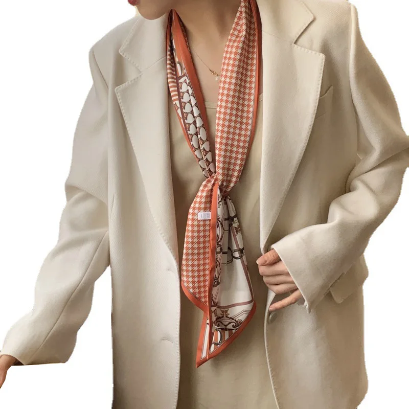 145cm*13cm New Spring Autumn Oblique Angle Large Ribbon Small Scarf Elegant Graceful Scarf women skinny Scarf
145cm*13cm New Spring Autumn Oblique Angle Large Ribbon Small Scarf Elegant Graceful Scarf women skinny Scarf
