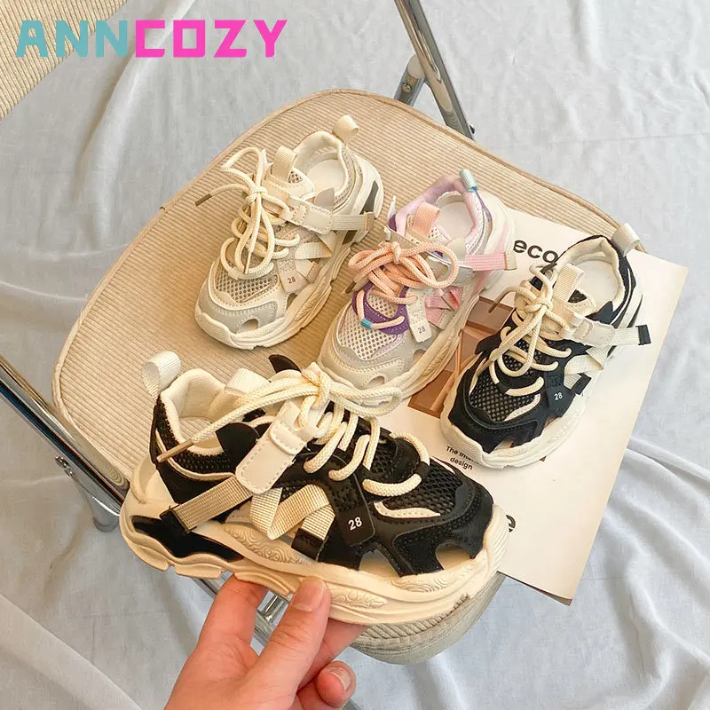 Children's Shoes 2023 Spring Casual New Mesh Cloth Lace-up Korean Style Light Breathable Cozy Unisex Soft Bottom Sports Shoes
Children's Shoes 2023 Spring Casual New Mesh Cloth Lace-up Korean Style Light Breathable Cozy Unisex Soft Bottom Sports Shoes