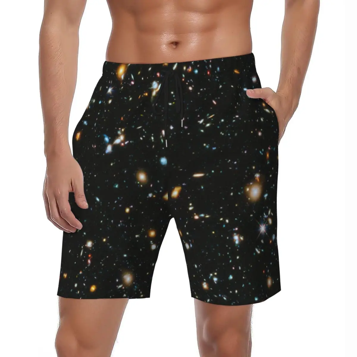 

Шорты Galaxy Star Board мужские летние, художественные пляжные шорты с космическим принтом звезд, для бега, серфинга, модный дизайн, плавки большого размера