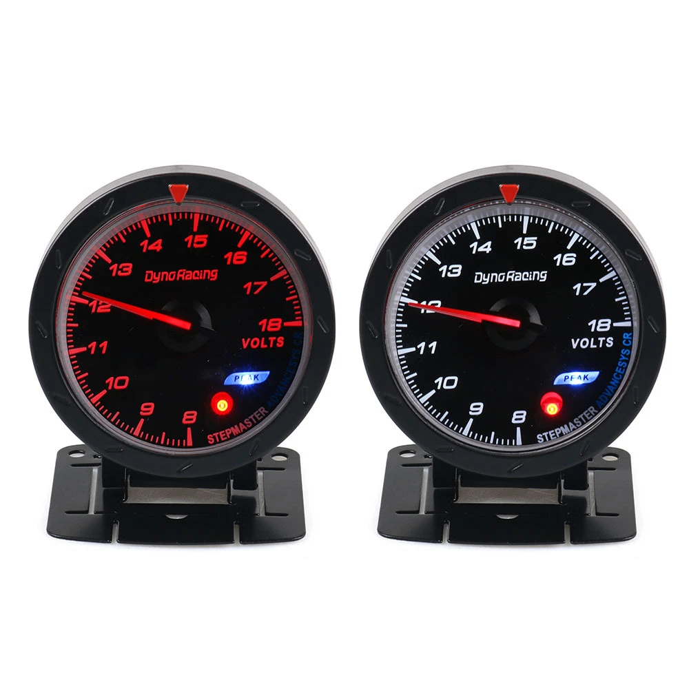 60MM Voltage gauge Black Face Voltmeter with Amber & White Lighting 8-18V Car meter
60MM Voltage gauge Black Face Voltmeter with Amber & White Lighting 8-18V Car meter