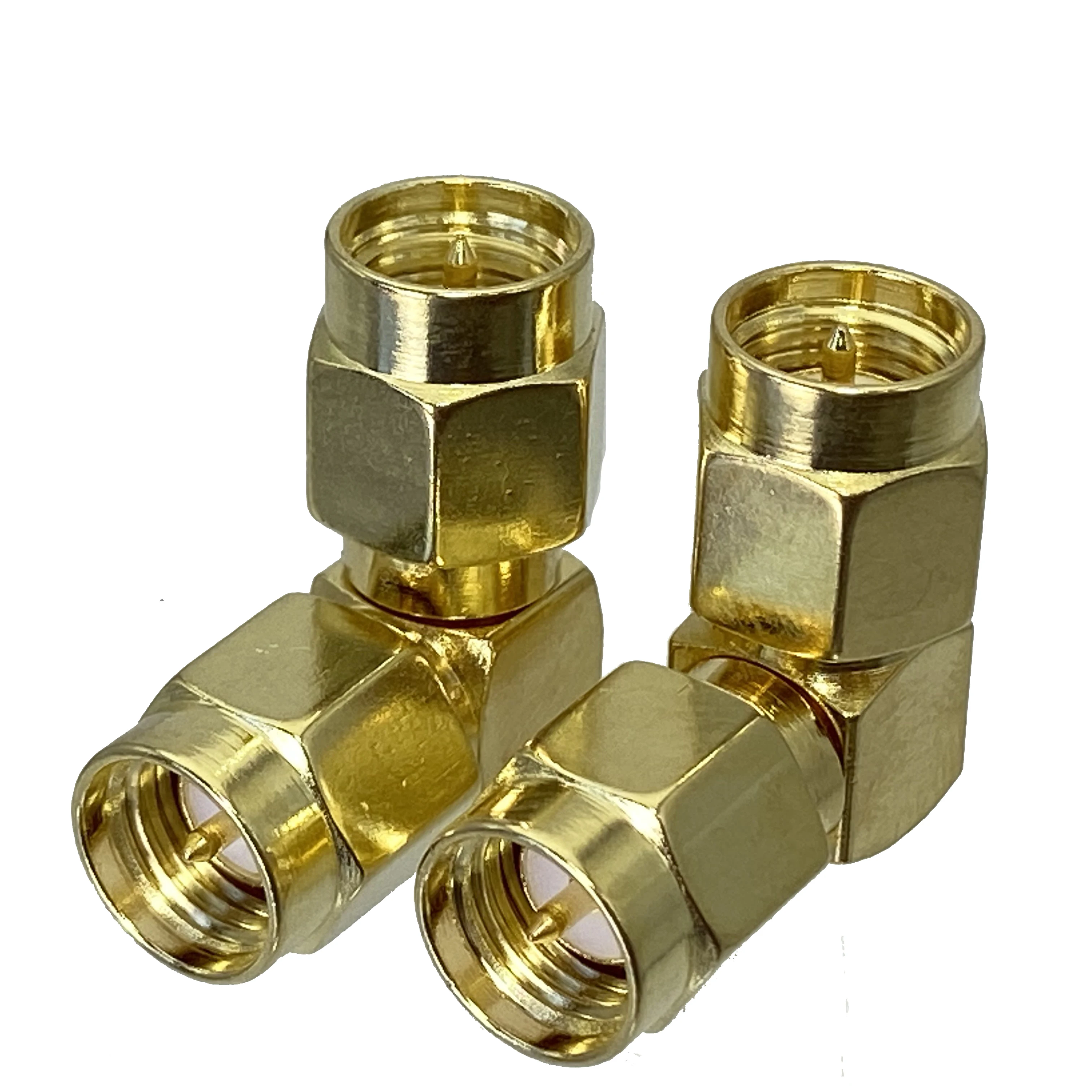 SMA Male to SMA Male Plug Right Angle 90 Degree Gold Plated RF Coaxial Coax Adapter for Antenna 1Pcs
SMA Male to SMA Male Plug Right Angle 90 Degree Gold Plated RF Coaxial Coax Adapter for Antenna 1Pcs