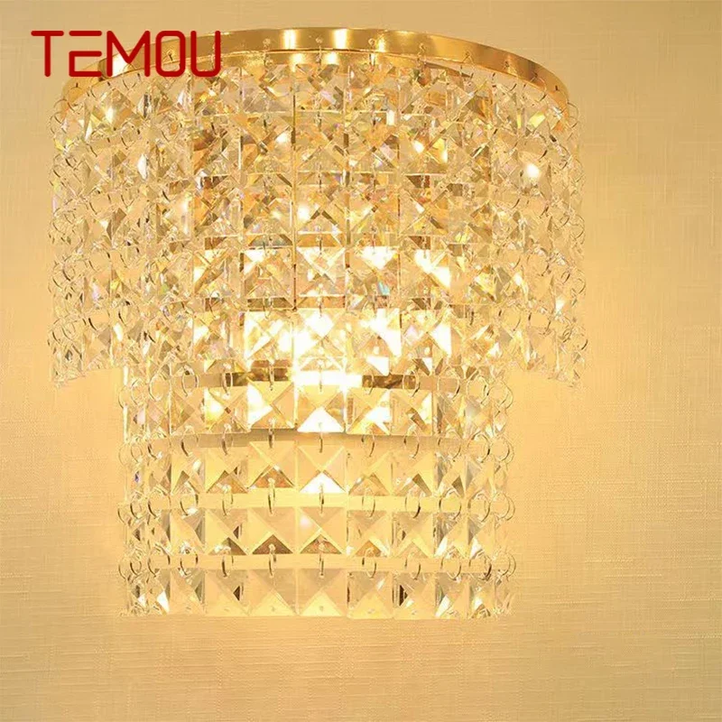TEMOU Contemporary crystal Wall Lamp Indoor Art Living Room Bedroom Bedside Lamp luxurious Hotel Corridor Hallway Wall Lamp
TEMOU Contemporary crystal Wall Lamp Indoor Art Living Room Bedroom Bedside Lamp luxurious Hotel Corridor Hallway Wall Lamp