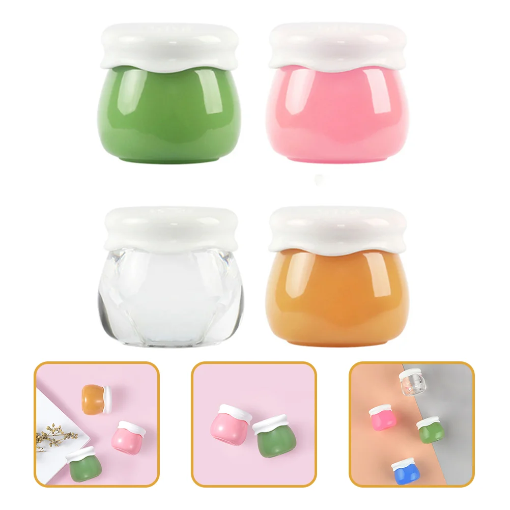 

8pcs Makeup Container Small Travel Containers Sample Jars Lip Balm Containers