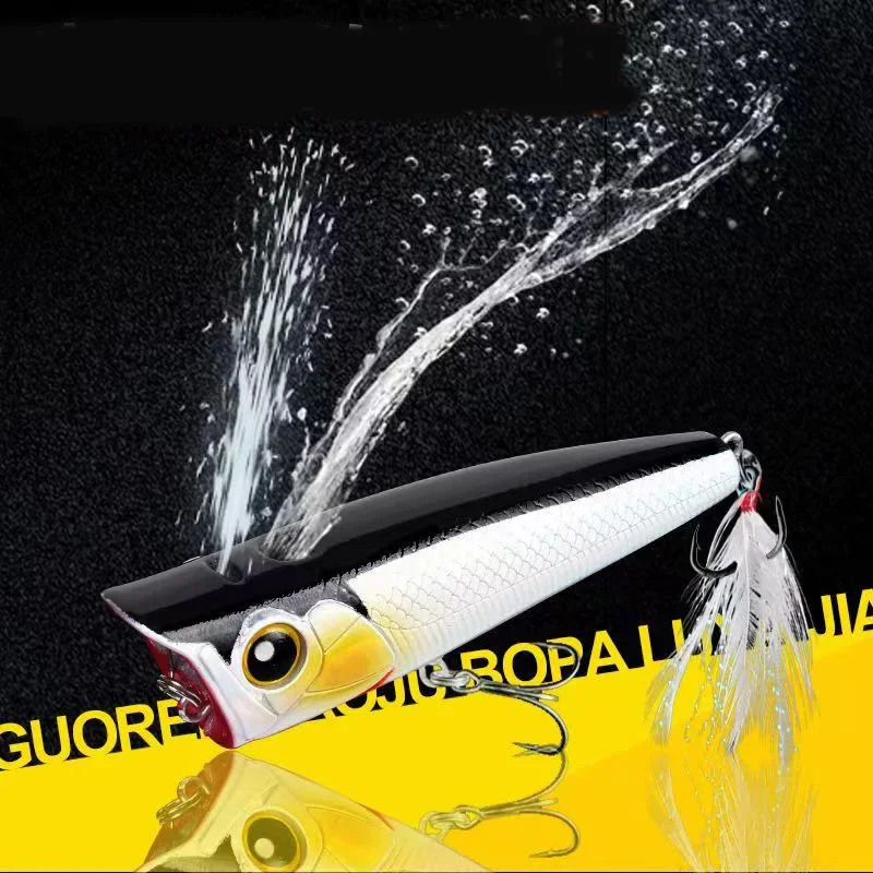 Fishing Lures Topwater Popper Jet Rock POP Floating Artificial Hard Bait For Bass Pike Perch Black Minnow Wobbler
Fishing Lures Topwater Popper Jet Rock POP Floating Artificial Hard Bait For Bass Pike Perch Black Minnow Wobbler