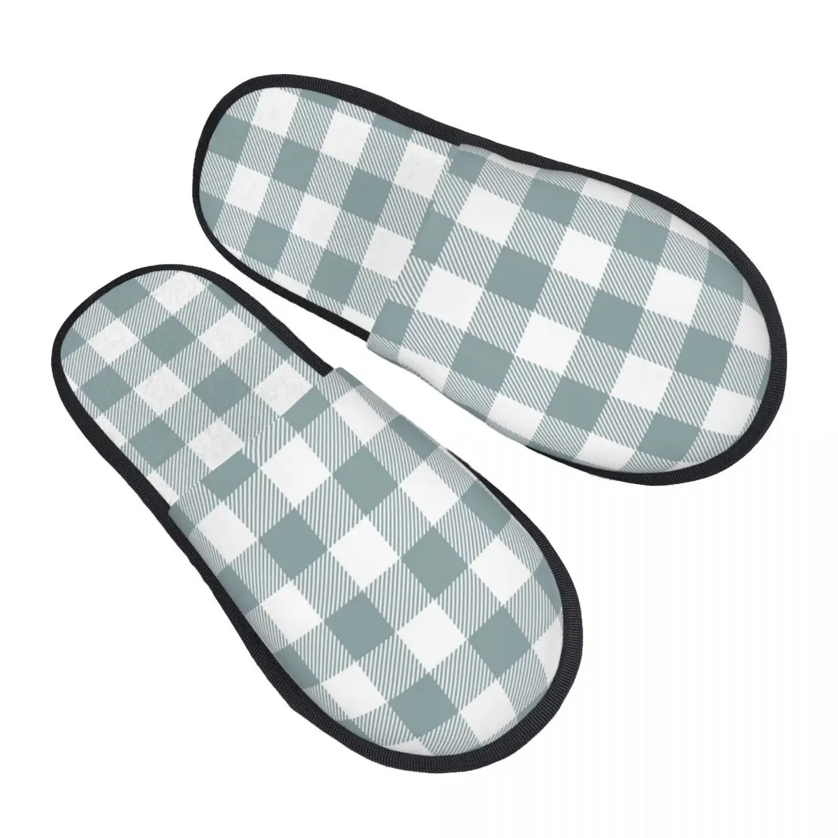 Winter Women Men Non-Slip Flat Slippers Teal Green Plaid Indoor Fur Soft Warm Shoes
Winter Women Men Non-Slip Flat Slippers Teal Green Plaid Indoor Fur Soft Warm Shoes