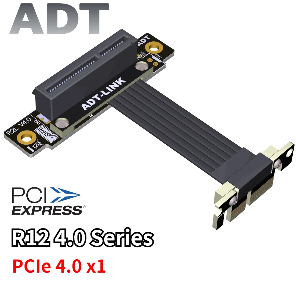 2022 New PCI Express 4.0 X4 To X1 Riser Ribbon Cable Graphics Card PCIE 1x To 4x Extension Cable Dual 90 Degree Riser Extender
2022 New PCI Express 4.0 X4 To X1 Riser Ribbon Cable Graphics Card PCIE 1x To 4x Extension Cable Dual 90 Degree Riser Extender