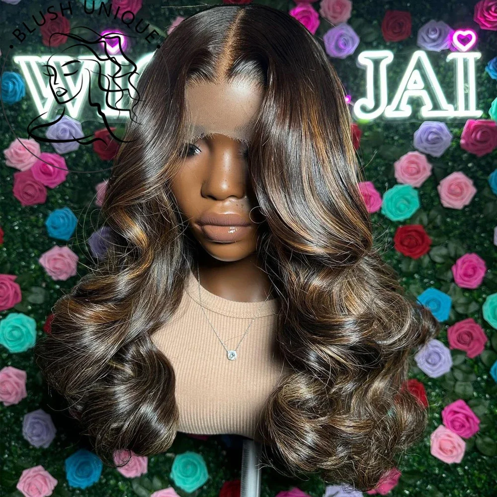 Highlight Lace Front Wigs 13x4 Body Wave Lace Frontal Wig 1B/30 Ombre Blonde Synthetic Wigs For Women Pre Plucked With Baby Hair
Highlight Lace Front Wigs 13x4 Body Wave Lace Frontal Wig 1B/30 Ombre Blonde Synthetic Wigs For Women Pre Plucked With Baby Hair