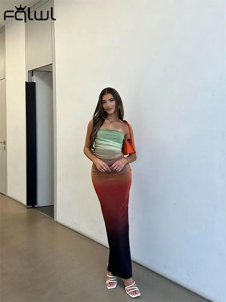Habbris Autumn Multi Gradient Ramp Sleeveless Tube Maxi Dress Elegantl Prom For Women 2023 Sexy Off Shoulder Backless Long Dress
Habbris Autumn Multi Gradient Ramp Sleeveless Tube Maxi Dress Elegantl Prom For Women 2023 Sexy Off Shoulder Backless Long Dress