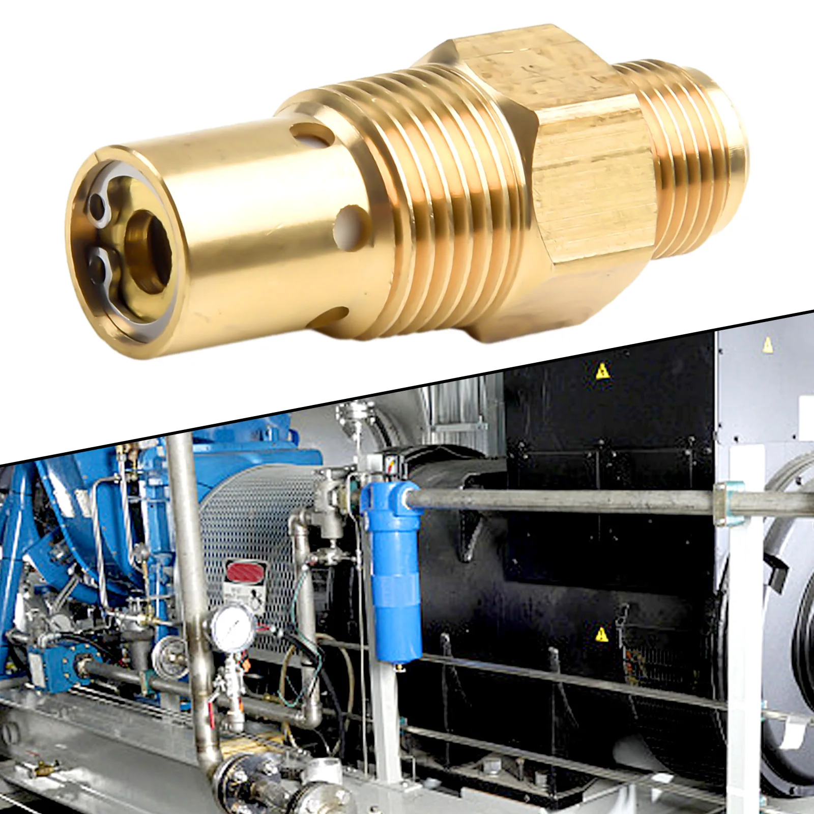 Brass Check Valve G3/8 Air Compressor Check Valve Male Threaded NPT1/2In For Air Compressor Replacement Accessories
Brass Check Valve G3/8 Air Compressor Check Valve Male Threaded NPT1/2In For Air Compressor Replacement Accessories