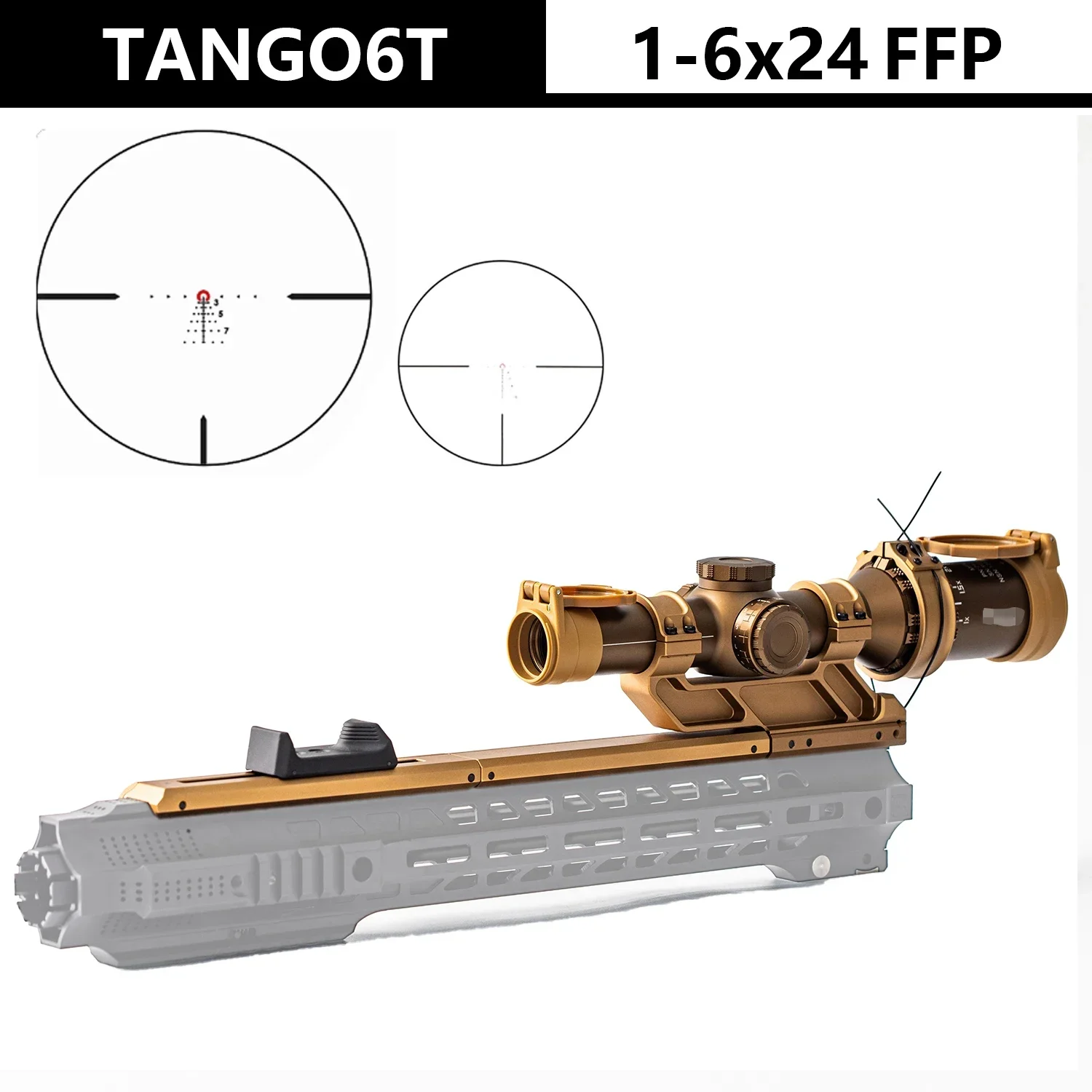 High Quality TANGO6T DVO 1-6x24 FFP First Focal Plane Riflescope Illuminated LPVO Speed Scope With 20mm Mount For Real Weapons
High Quality TANGO6T DVO 1-6x24 FFP First Focal Plane Riflescope Illuminated LPVO Speed Scope With 20mm Mount For Real Weapons