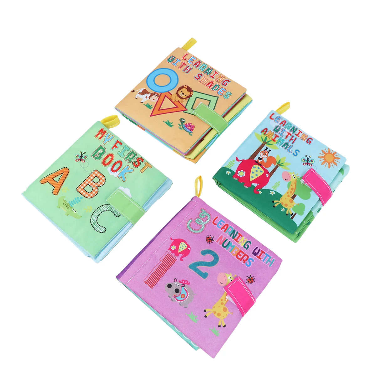 

4 PCS Baby Toys Infant Books Childrens Dropshipping Cloth for Babies Children’s