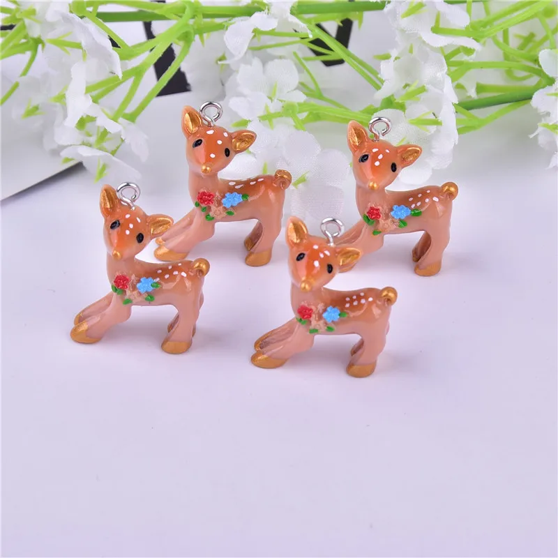 10pcs/pack Sika Deer Resin Charms Earring Keychain Necklace Pendant Jewlery Findings Phone Case DIY 33x44mm
10pcs/pack Sika Deer Resin Charms Earring Keychain Necklace Pendant Jewlery Findings Phone Case DIY 33x44mm