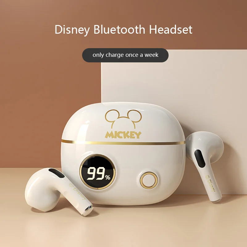 Disney Mickey Mouse Bluetooth Earphone Cute Cartoon Wireless TWS In-Ear Sports Touch Control with Microphone Headphones
Disney Mickey Mouse Bluetooth Earphone Cute Cartoon Wireless TWS In-Ear Sports Touch Control with Microphone Headphones