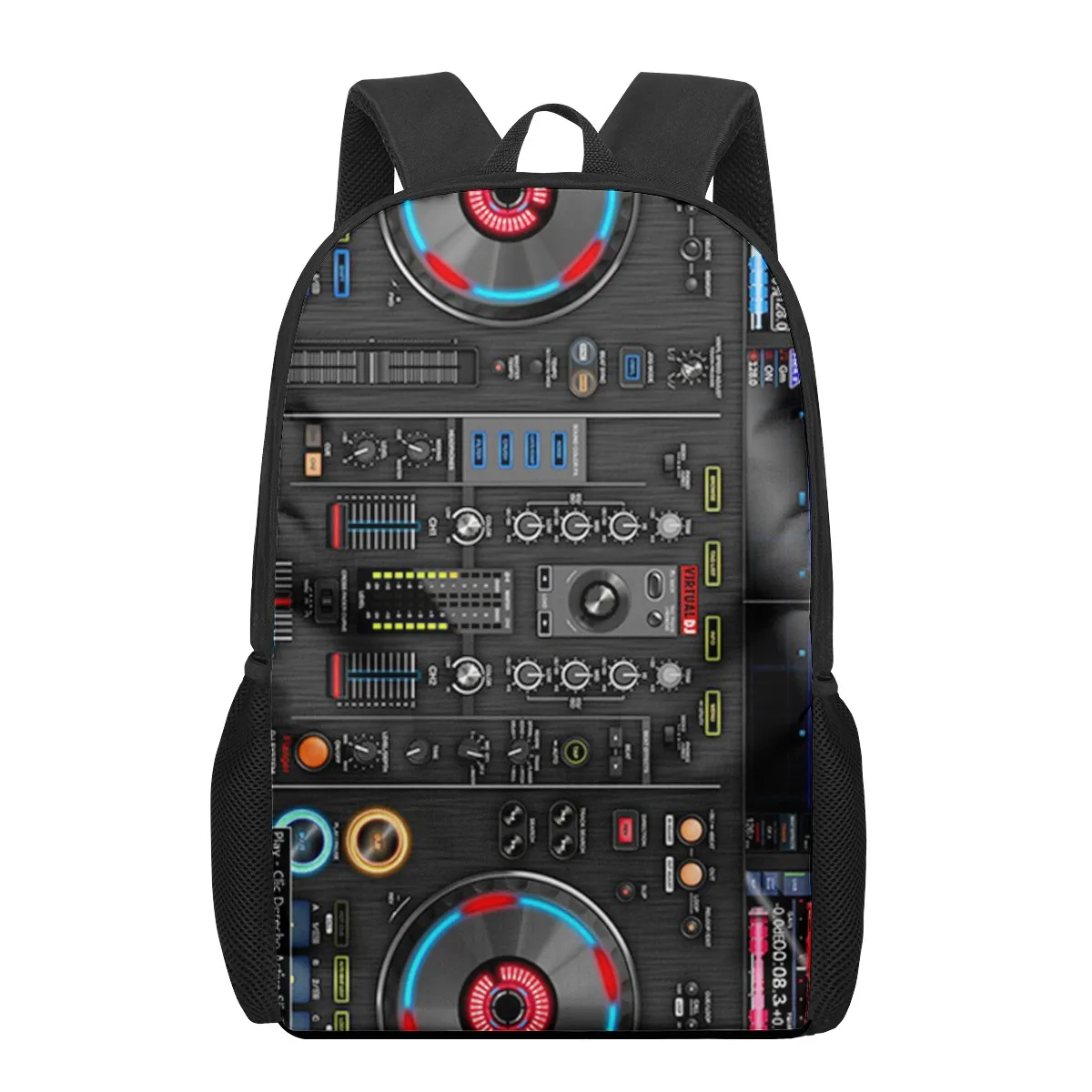 Electronic Music DJ Controller Mixer School Bags 3D Print Kids Backpack Schoolbags Black Bookbags For Teenager Girls Boys Childr
Electronic Music DJ Controller Mixer School Bags 3D Print Kids Backpack Schoolbags Black Bookbags For Teenager Girls Boys Childr