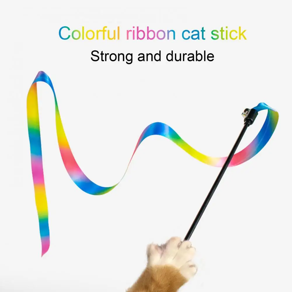 Cat Teaser Stick Bell Interactive Colorful Ribbon Cute Cat Toy Funny Rod Teaser Wand Cat Supplies Funny Pet Kitten Durable Safe
Cat Teaser Stick Bell Interactive Colorful Ribbon Cute Cat Toy Funny Rod Teaser Wand Cat Supplies Funny Pet Kitten Durable Safe