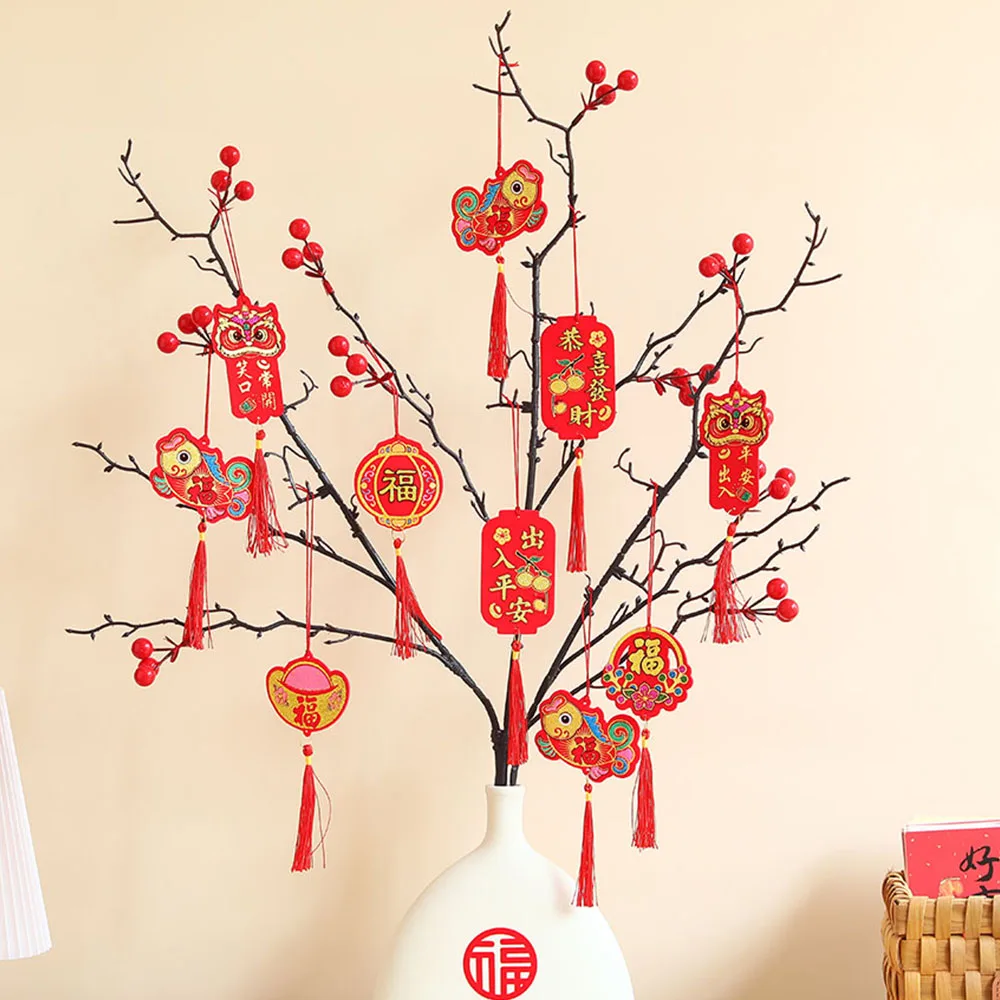 10pcs Spring Festival Tassel Year The Dragon Pendant Lucky Bag Potted Plant Ornaments Home Chinese New Year Party Decor 2024
10pcs Spring Festival Tassel Year The Dragon Pendant Lucky Bag Potted Plant Ornaments Home Chinese New Year Party Decor 2024