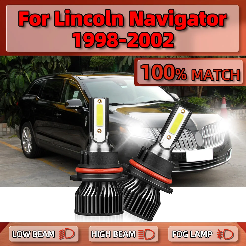 9007 LED Lights Bulbs Canbus No Error 120W 20000LM Car Headlight 12V 6000K White For Lincoln Navigator 1998 1999 2000 2001 2002
9007 LED Lights Bulbs Canbus No Error 120W 20000LM Car Headlight 12V 6000K White For Lincoln Navigator 1998 1999 2000 2001 2002