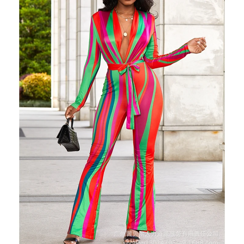 Women Long Sleeve V Neck High Waist Lace Up Pants Onepieces Romper Elegant Fashion Summer Corset Jumpsuit Overalls Casual
Women Long Sleeve V Neck High Waist Lace Up Pants Onepieces Romper Elegant Fashion Summer Corset Jumpsuit Overalls Casual