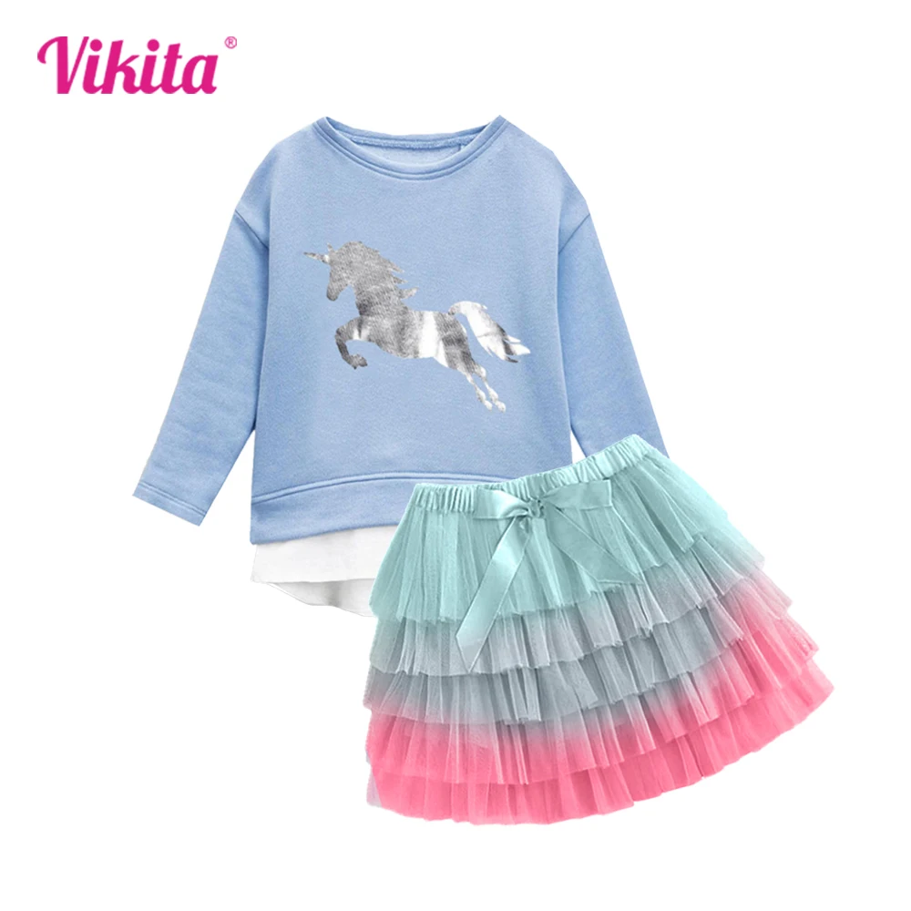 VIKITA Girls Clothing Sets 2 Pcs Autumn Winter Kids Star Children Clothing Outfits T-Shirts Sweatshirts And Tutu Skirt Casual
VIKITA Girls Clothing Sets 2 Pcs Autumn Winter Kids Star Children Clothing Outfits T-Shirts Sweatshirts And Tutu Skirt Casual