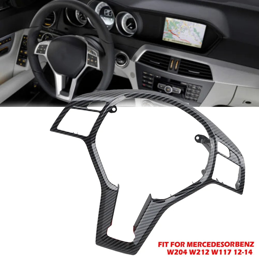 Carbon Fiber Car Steering Wheel Trim Cover For Mercedes For Benz W176 W204 W212 Steering Wheel Trim Cover Decoration
Carbon Fiber Car Steering Wheel Trim Cover For Mercedes For Benz W176 W204 W212 Steering Wheel Trim Cover Decoration