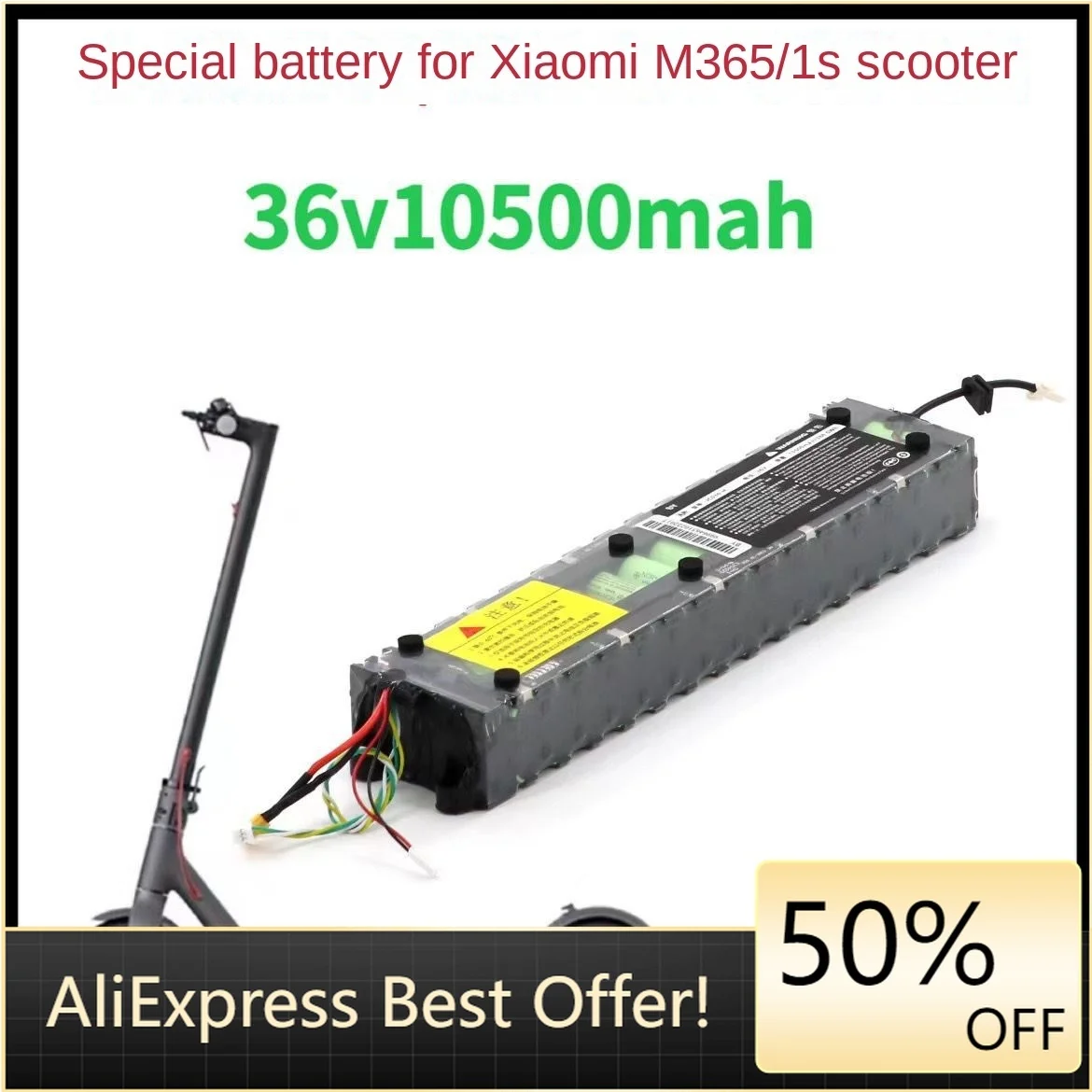 36V 10.5Ah Wholesale Rechargeable Battery Pack for Xiaomi M365 Electric Scooter with APP Protection Board
36V 10.5Ah Wholesale Rechargeable Battery Pack for Xiaomi M365 Electric Scooter with APP Protection Board