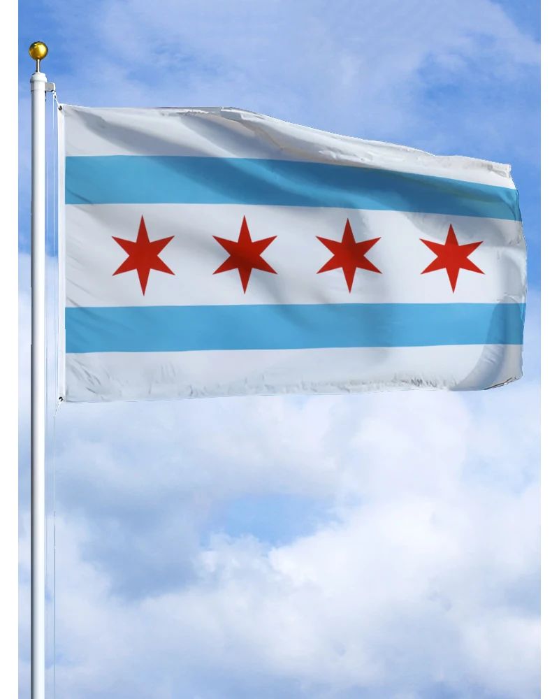 60×90 90x150 120×180CM Chicago Emblem Flag Polyester Printed Banner Tapestry For Decor
60×90 90x150 120×180CM Chicago Emblem Flag Polyester Printed Banner Tapestry For Decor