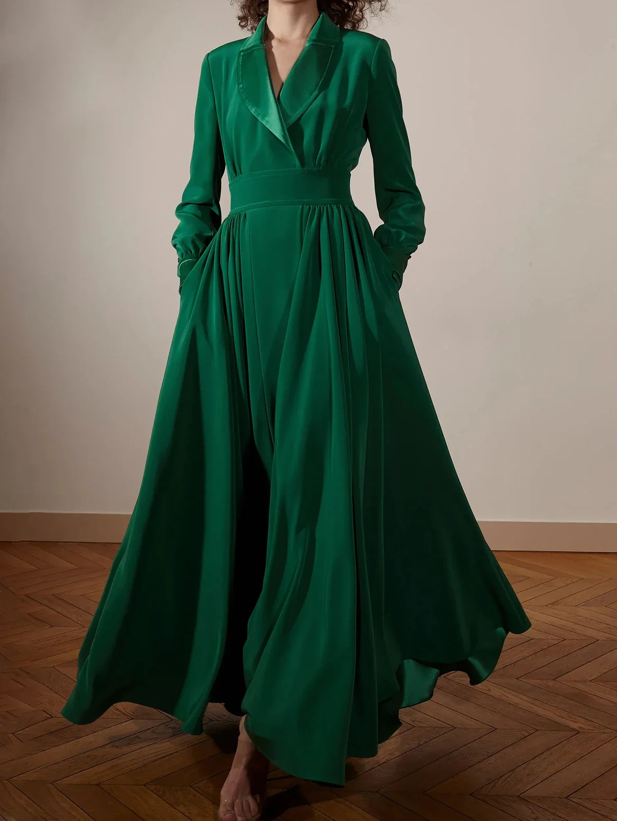 Women Clothing Long Dress Green Velvet Autumn Shawl Collar Pocket Evening Party Prom Abayas Muslim kaftan African Maxi Dress 
Women Clothing Long Dress Green Velvet Autumn Shawl Collar Pocket Evening Party Prom Abayas Muslim kaftan African Maxi Dress