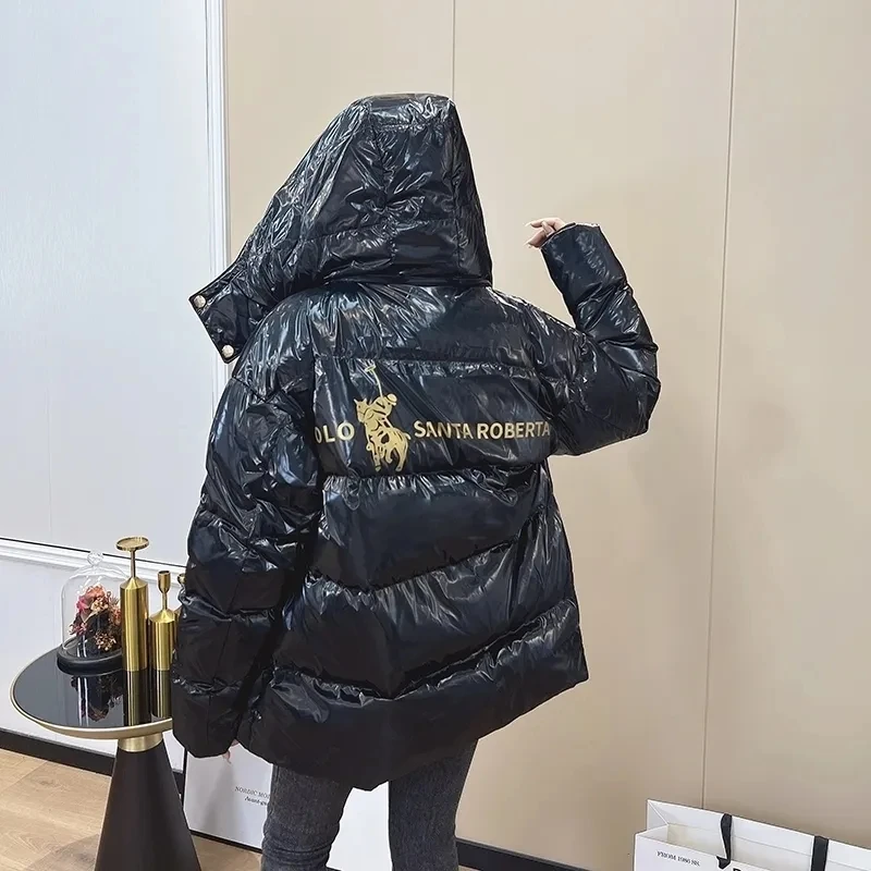 Down Jacket Women 2022 Winter New Korean Bright Fashion Casual White Duck Down Coat Female Hooded Loose Thick Warm Parkas
Down Jacket Women 2022 Winter New Korean Bright Fashion Casual White Duck Down Coat Female Hooded Loose Thick Warm Parkas