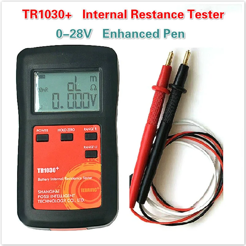 

TR1030 Lithium Battery Internal Resistance Tester YR1030 18650 Nickel Hydride Lead Acid Alkaline Battery Tester With Enhance Pen