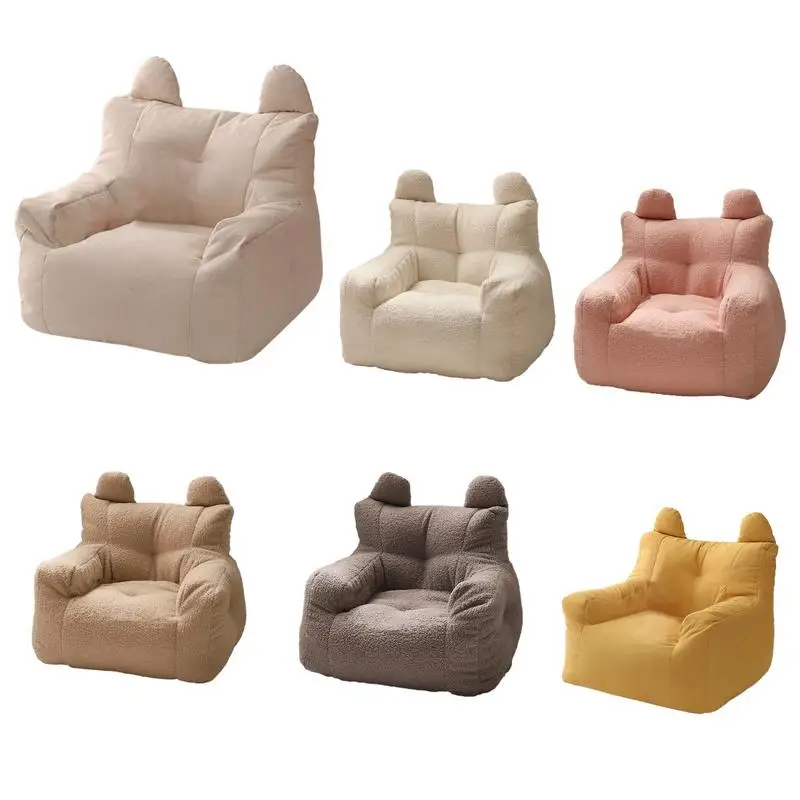 

Lazy Sofa Cartoon Bean Bag Chair Furry Beanbag Chair Couch For Adults Bean Bag Lounge Soft Comfy Chair For Bedroom Living Room