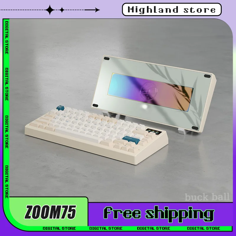 ZOOM75 R2 Meletrix Mechanical Gaming Keyboard Kit 3 Mode Hot-Swap Wireless Bluetooth CNC Gasket Custom VIA Office Gamer Keyboard
ZOOM75 R2 Meletrix Mechanical Gaming Keyboard Kit 3 Mode Hot-Swap Wireless Bluetooth CNC Gasket Custom VIA Office Gamer Keyboard