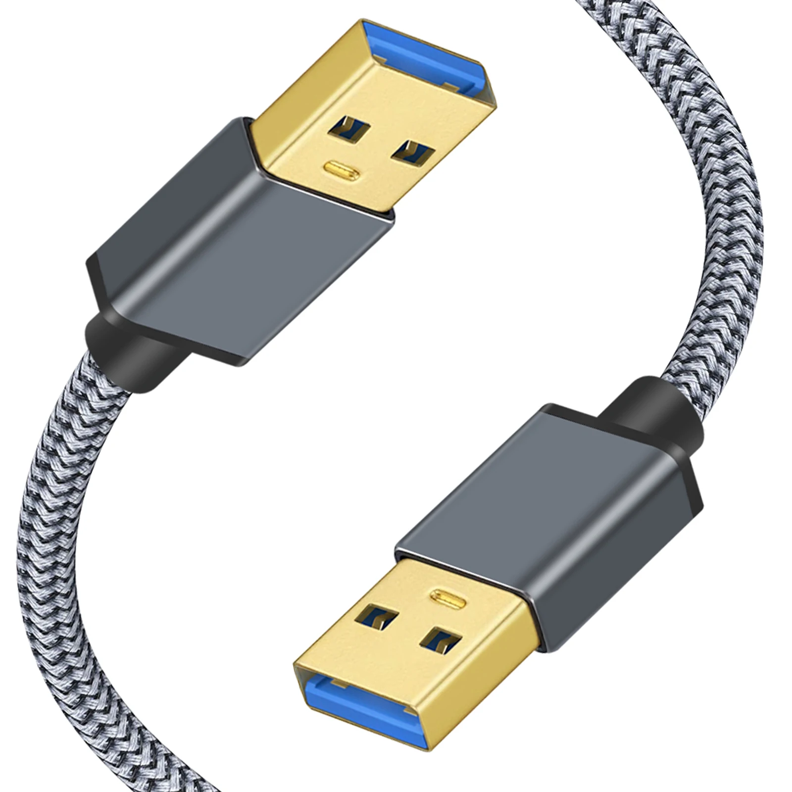 

Кабель-удлинитель USB 3.0 A (штекер)/USB 3.0 A (штекер), для передачи данных, скорость передачи данных 5 Гбит/с, для подключения радиатора, ноутбука, компьютера, принтера