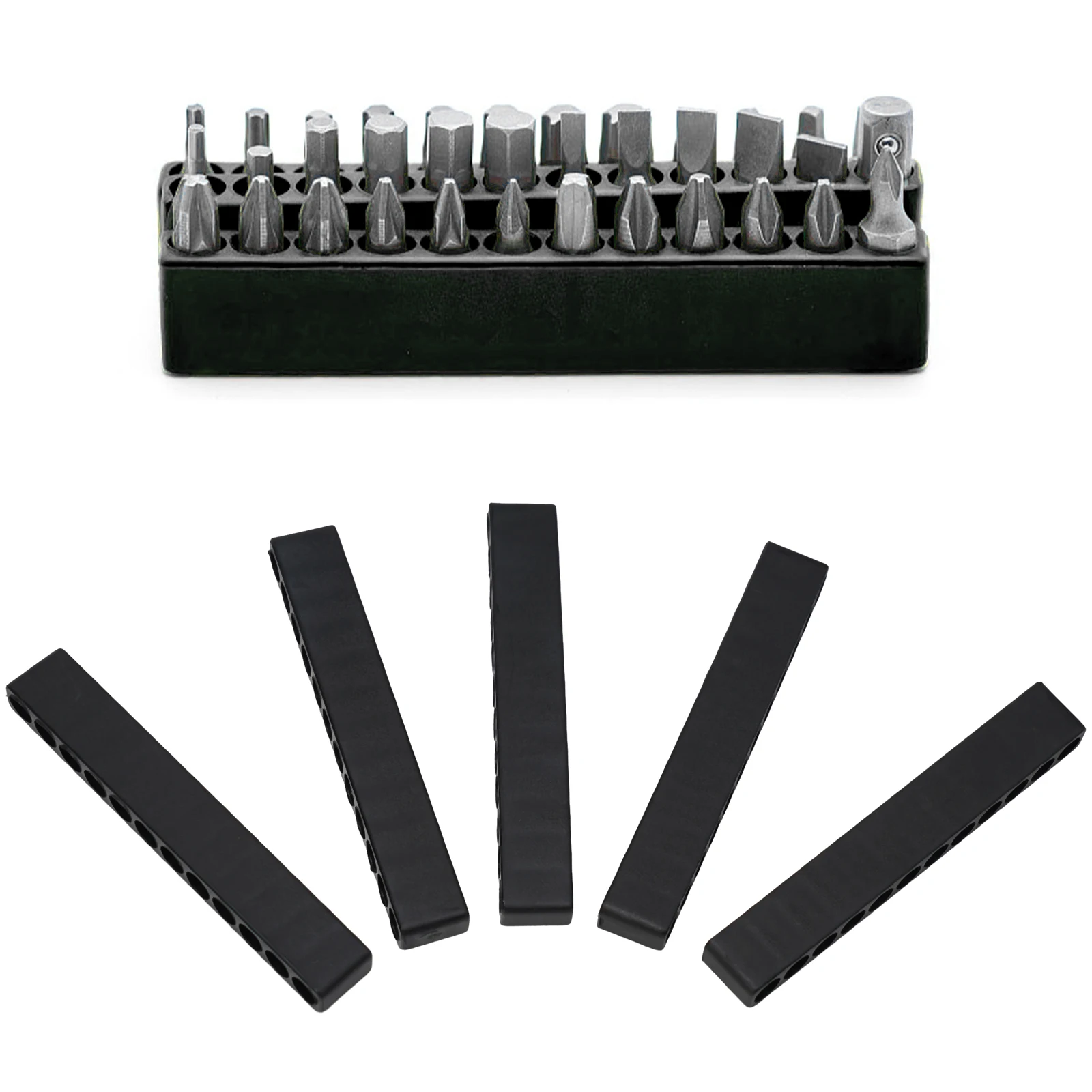 Effortless Storage Solution 12 Hole Hex Shank Bit Holder 5pcs Plastic Screwdriver Storage Simplify Your Workspace
Effortless Storage Solution 12 Hole Hex Shank Bit Holder 5pcs Plastic Screwdriver Storage Simplify Your Workspace