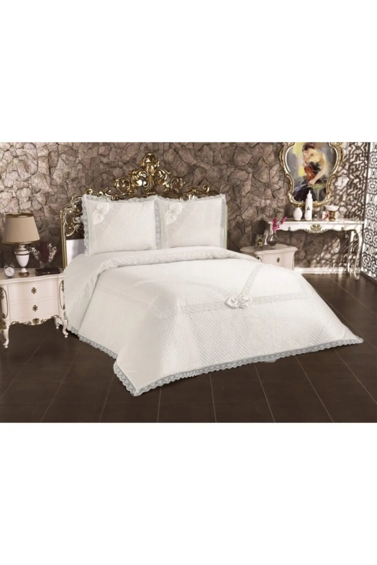 Naime Pike Set And Bedspread Ecru 250x260 Polyester Bed Sheet Free Battal Boy Room Textile Home & Furniture
Naime Pike Set And Bedspread Ecru 250x260 Polyester Bed Sheet Free Battal Boy Room Textile Home & Furniture