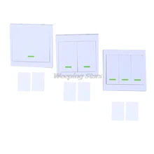 1Pc 86 Wall Panel Wireless Remote Control Switch Transmitter 1 2 3 Button RF Receiver For Bedroom Ceiling Light Lamp
1Pc 86 Wall Panel Wireless Remote Control Switch Transmitter 1 2 3 Button RF Receiver For Bedroom Ceiling Light Lamp